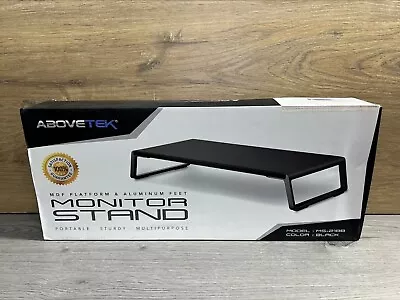 AboveTEK Monitor Stand Riser With Metal Feet For Computer Laptop IMac TV LCD • £26