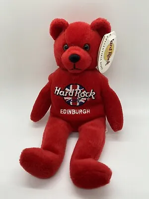 Hard Rock Cafe Edinburgh Rita Beara 8  Soft Toy Plush Beanie Comforter With Tags • £9.99