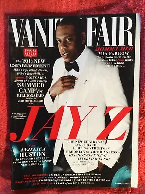 Vanity Fair Magazine November 2013 Jay Z Summer Camp For Billionaires  • $9.25