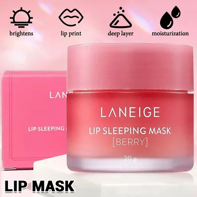2pcs Laneige Lip Sleeping Mask Balm Berry 20g Fast Delivery In UK • £9.99