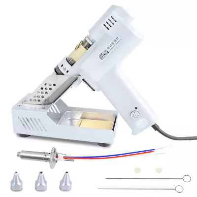 $22 • Buy Electric Vacuum Desoldering Pump Solder Gun Suction Nozzles Heating Core S-993A