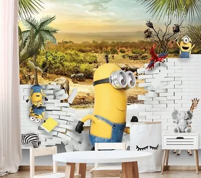 Photo Wallpaper Minion Wall Sticker  Wallpaper Stickers   • $90