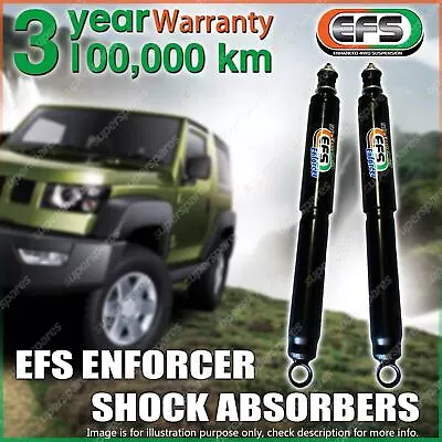 Rear EFS Enforcer Shocks For Mitsubishi Pajero NH NJ NK NL SWB LWB 40mm Lift • $194.53