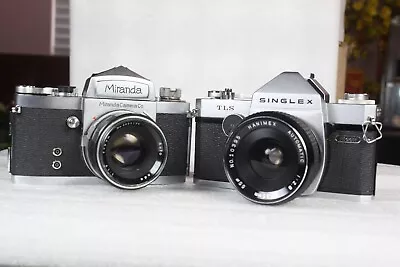 Vintage 2/ Ricoh Singlex TLS & Free Miranda D Camera & 2/ Lens • $39.99