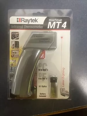 Raytek MT4 Mini-temp Infrared Thermometer Battery Description (Brand New) • $50