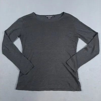 $18.99 • Buy Island Company Sweater Womens M 100% Linen Long Sleeve Round Neck Lightweight