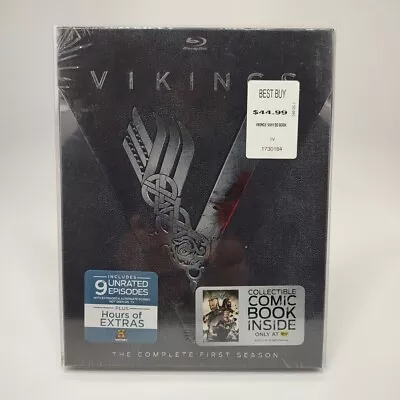 Vikings Complete First Season Blu-ray Best Buy Exclusive Comic Rare Cover NEW • $29.95