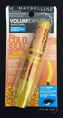 Maybelline Volum' Express Colossal Cat Eyes Waterproof Mascara - Glam Black #243 • $5.95