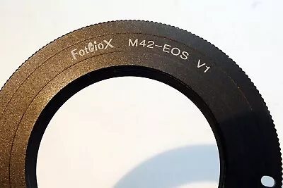 M42 Pentax Screw Metal Lens To Canon EOS EF Camera Mount Adapter Ring EF-S T7i • $13.13