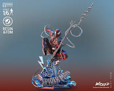 Scarlet Spider Statue - Marvel Comics - 1:12 Or 1:24 Scale • $19.99