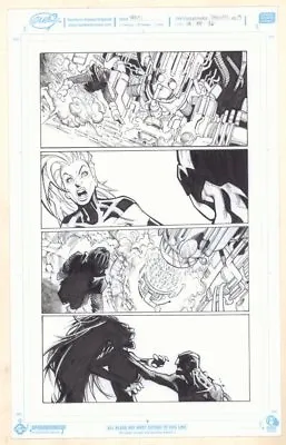 Extraordinary X-Men #11 P.19 - Storm Choked - 2016 Art By Humberto Ramos • $250