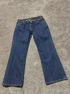 Rock & Roll Cowgirl Riding Bootcut Jeans Womens Size 30x32 Blue Denim - 6193 • $18.99