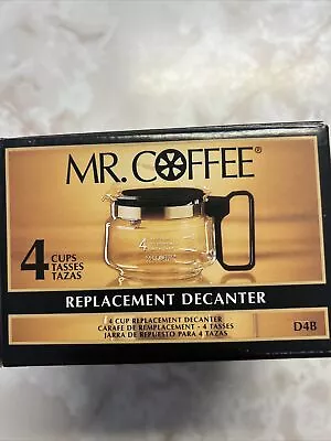 Mr. Coffee Replacement Decanter Carafe 4 Cup D4B NEW White • $15.96