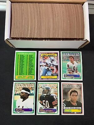 1983 Topps Football Complete 396 Card Set Marcus Allen Mike Singletary Rookies • $1.25