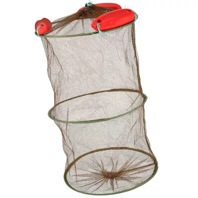 Fishing Net With Drawstring Mesh - Foldable & Floating • $10.44