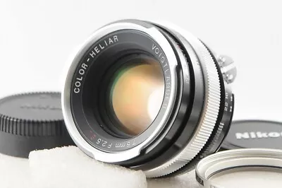 [Mint] VOIGTLANDER COLOR HELIAR 75mm F/2.5 SL Lens W/STEP UP RING From Japan • $359.89