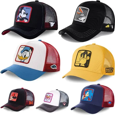 $9.99 • Buy New Adjustable Baseball Trucker Caps Cartoon Animal Men Mesh Snapback Sports Hat