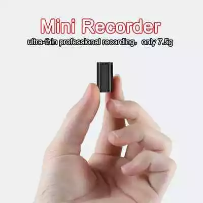 Super Mini Voice Activated Recorder 16/32GB Digital Dictaphone Audio Voice HD No • $39.99