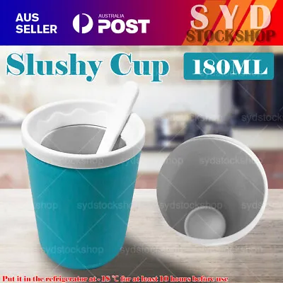$9.99 • Buy Slushie Maker Cup Quick Freeze Magic Cup Milkshake Cup Ice Cream Maker+Spoon