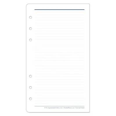 Planner Lined Pages Expansion High Quality Sheets Feature Space Paper Pocket • $45.03