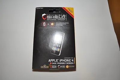 Zagg IPhone 4 Invisible Shield (Smudge Proof & BRAND NEW!!!) • $4.99