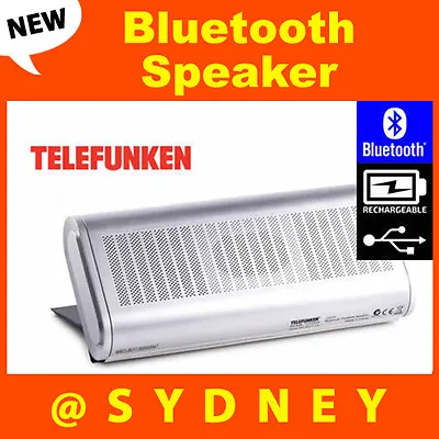 NEW TELEFUNKEN CLUTCH Portable Wireless Bluetooth Speaker Rechargeable  • $33.50