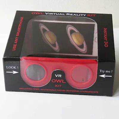 £19.99 • Buy OWL Virtual Reality Kit - Stereo 3D Viewer By Brian May Of Queen
