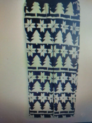 $24.90 • Buy Vera Bradley Jacquard Fleece Pajama Pants Nordic Forest Stripe Large