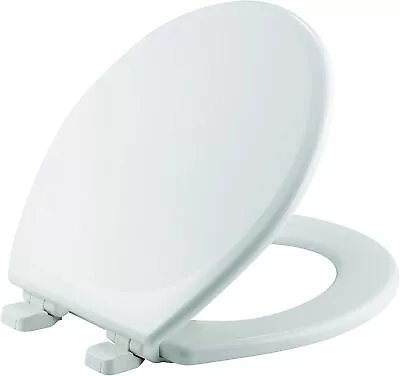 MAYFAIR 843SLOW 000 Lannon Toilet Seat Will Slow Close And Never Loosen ROUND • $38.87