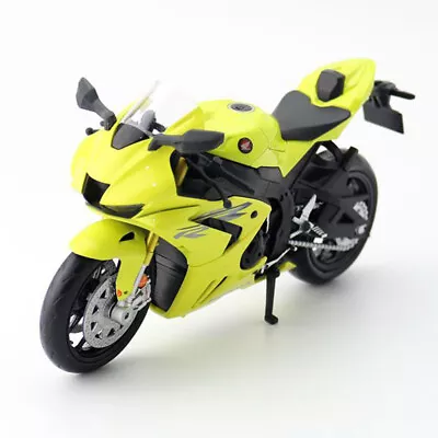 1/12 Honda CBR 1000RR-R Fireblade Motorcycle Model Diecast Motorbike Toy Yellow • £24.62