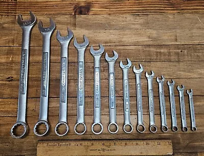Combination Wrenches Set VINTAGE CRAFTSMAN Tools  V  Size SET BOX & OPEN END ☆US • $31