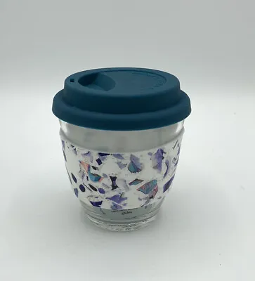 Typo All Day Glass Travel Coffee Tea Cup Mug With Lid 8oz BPA Free • $8