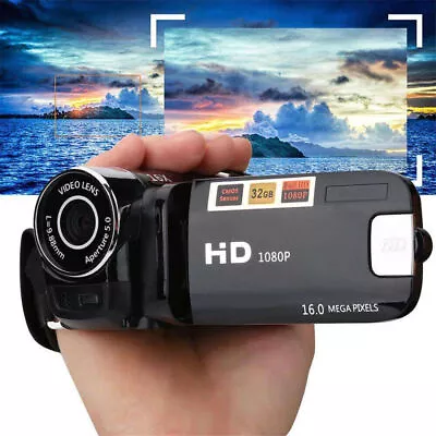 Video Cameras Camcorder Recorder Full HD 1080P  2.7 Inch IPS Screen 16X Zoom UK` • £32.19