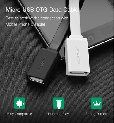 Micro USB OTG Cable OTG Adapter For Samsung Galaxy Xiaomi Huawei Mobile • $9.99