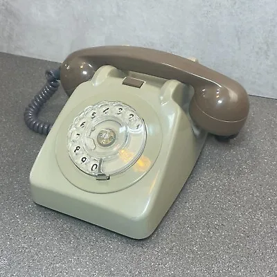Vintage GPO Grey BT 706 F Rotary Dial Telephone 70s/80s Phone Prop Retro • £29.99