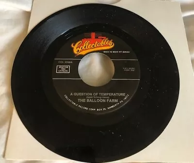 The Balloon Farm/The Barbarians - A Question Of Temperature/Moulty - US 45 RE • £12.99