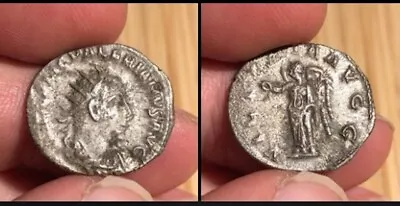 Valerian Victoria On Rev. Antoninianus Rome Mint 21mm (sharp Reverse) • $18.17