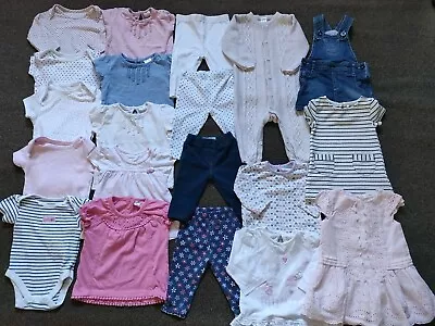 3-6M Baby Girls Clothes Bundle 3-6 Months Mths. Job Lot. Mix & Match Outfits  • £11.50