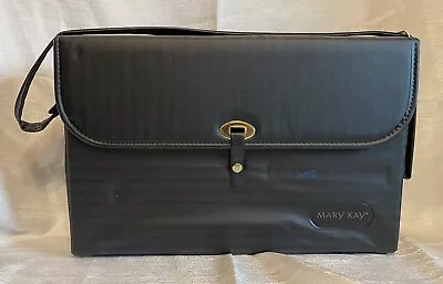 Mary Kay Consultant XL Case Bag Tote Black Organizer Storage Makeup Travel • $19.99