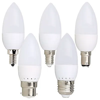 AU E27 E14 B22 B15 3W LED Chandelier Candle Light Bulb Lamp 2835 SMD White 220V • $2.64