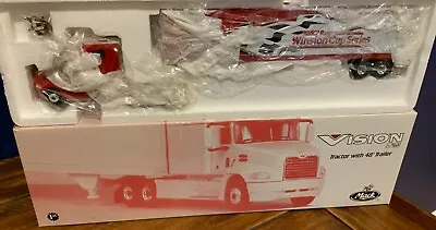 New In Box Vision Mack Nascar Winston Cup Semi Tractor Trailer Die-cast 1:54 • $19.99