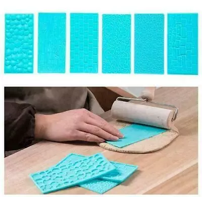 £8.88 • Buy 6PCS Polymer Clay Texture Embossing Tool Mold Stamp Pottery Sculpting Art Craft