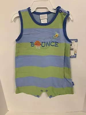 Carters Baby Boy Jumper Bounce The Ball Outfit Size 3-6 Mo • $1.80