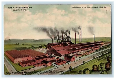 C1910's The American Rolling Mill Co. Middletown Ohio OH Antique Postcard • $14.98