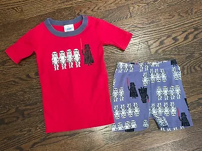 Boys Hanna Andersson Star Wars Shortalls Summer Pajamas PJ’s 120 6-7 Years • $14.99