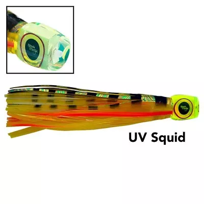 Black Magic Maggot XT-RRP $59!-Rigged Skirted Lure -UV Squid - 200lb Tough Trace • $39.99