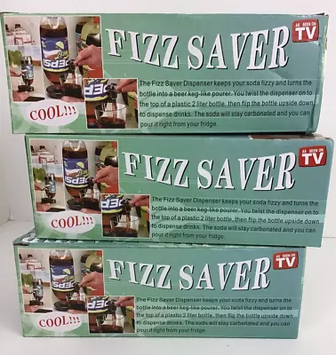 3 FIZZ SAVERS--As Seen On TV --2 Liter Soda Bottle Dispenser • $17.99