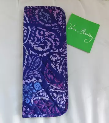 VERA BRADLEY Curling Iron Cover - Rosette Regal Purple - New • $19.95