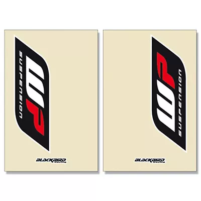 Blackbird Racing  Mx WP Clear Upper Motocross Dirt Bike Fork Decals Graphics • $34.95
