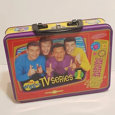 The Wiggles Metal Lunch Box TV Series Case Original Group Members Vintage RARE • $165
